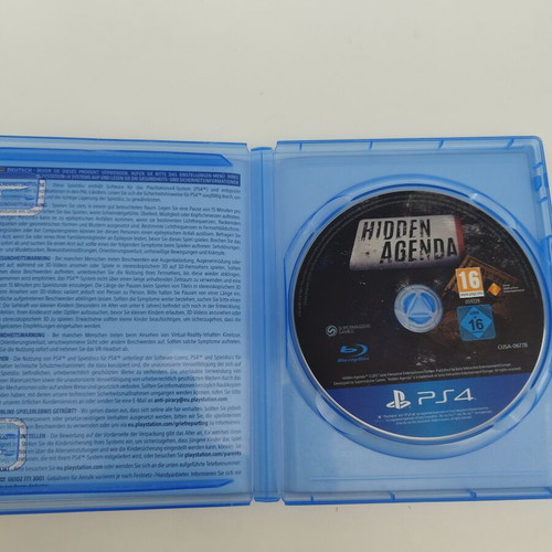 Hidden Agenda PlayStation 4 game used, action