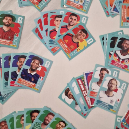 330 football stickers pack with top players from various countries