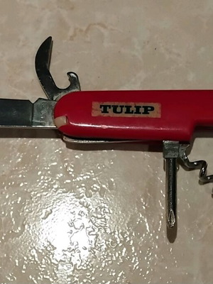 Tulip Vintage Multi-Tool Pocket Knife Used