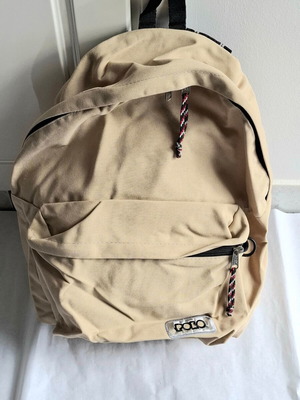 Polo backpack like new in sand beige color