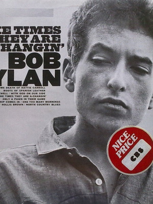Bob Dylan The Times They Are A-Changin' record used, rock