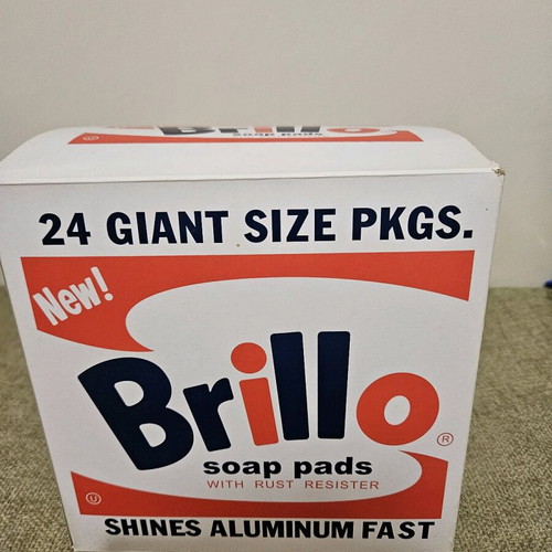 Andy Warhol Brillo Promo Pepe Jeans box used 20x20