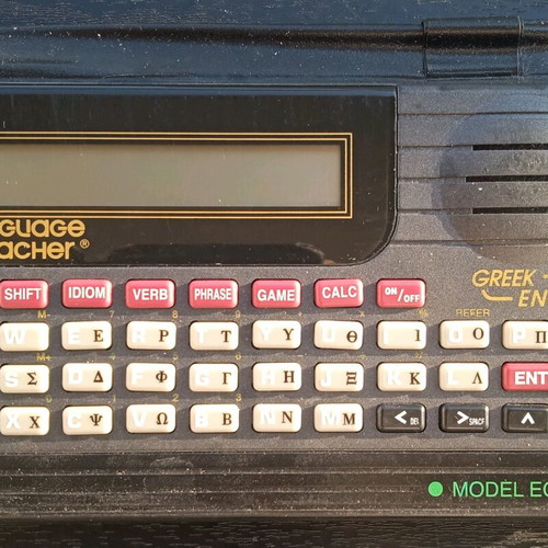 Language Teacher used electronic language learning device