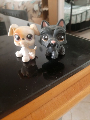 Pet Shop animals used, collectible, set of 2 pieces