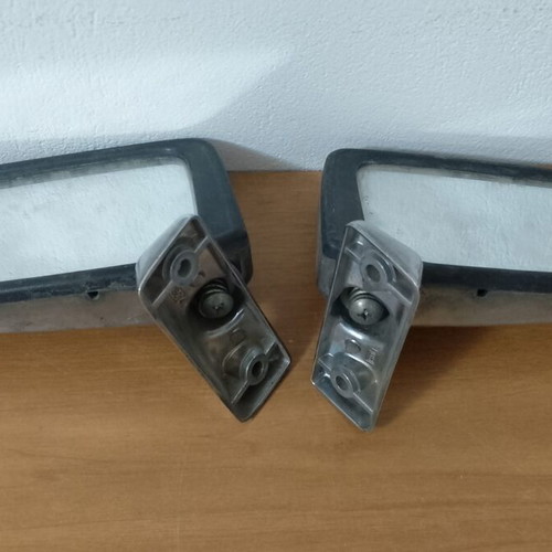 Datsun Nissan Truck Door Mirrors Chrome Set Used