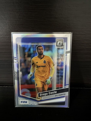 2023-24 Panini Donruss Optic Diogo Costa Silver Prizm card like new
