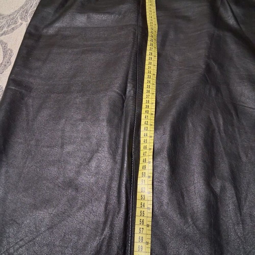 Napa leather skirt used, black, size L