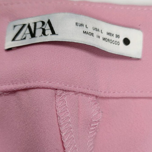 Zara Pink Pants Size L Like New