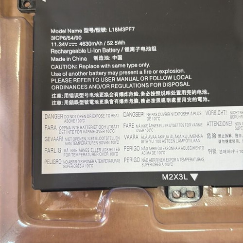 Lenovo IdeaPad C/F series new battery L18M3PF7 52.5Wh 11.34V