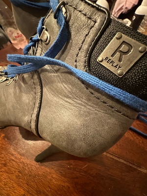 Μποτάκια Replay γκρι μέγεθος 36 σαν καινούργια