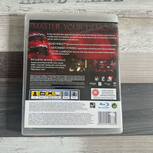 Darkness II PS3 used limited edition with manual and poster