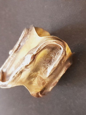Handmade ring new, bronze, silver, copper