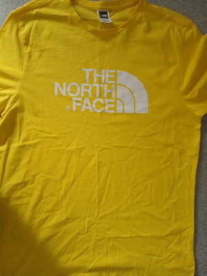 The North Face T-shirt new, size S, yellow