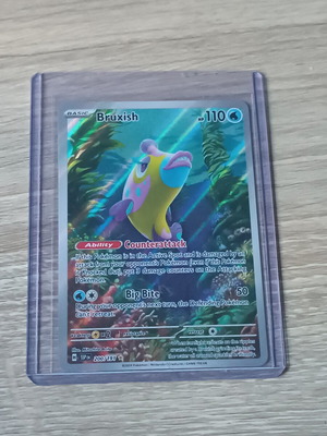Bruxish SSP 200 Pokemon card new from Surging Sparks set