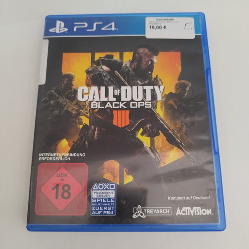 Call of Duty Black Ops 4 PlayStation 4 used