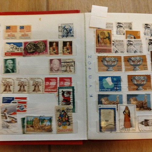 Stamp collection used