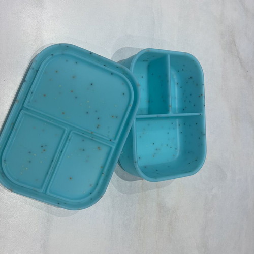 Abc Lunchies Silicone Lunch Box like new, blue