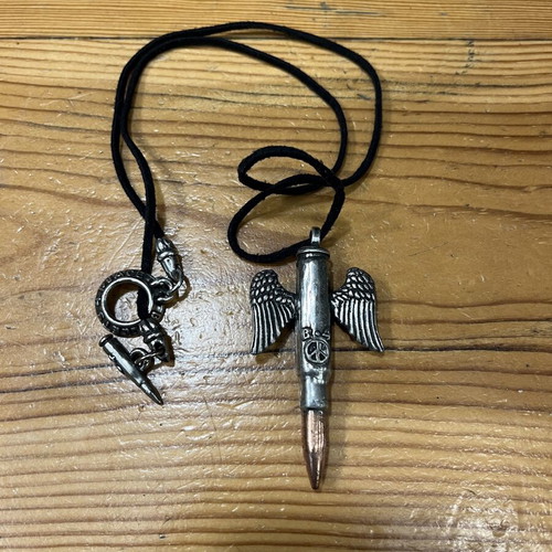 Jewelry from a real bullet, silver