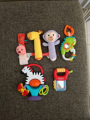 Διάφορα βρεφικά παιχνίδια σαν καινούργια Fisher Price, Lilliputiens, Baby Clementoni