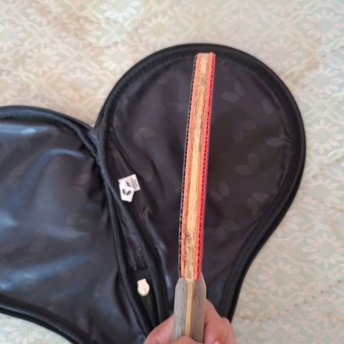 Ping Pong Racket with Butterfly Primorac Wood and Tenergy 80 Rubbers Like New