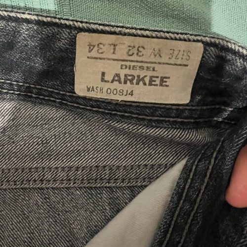 Diesel Jeans Larkee men's blue size W32 L34 like new