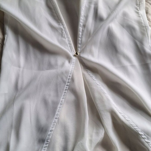 Sheer shirt like new, size M, white