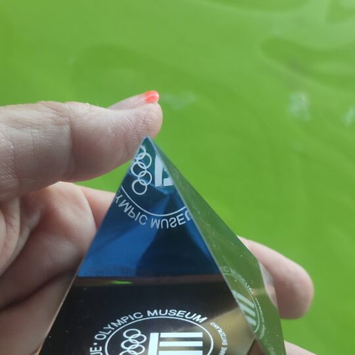 Olympic Museum crystal pyramid souvenir from Lausanne