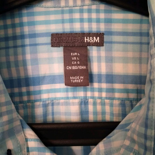 H&M shirt large long sleeve used