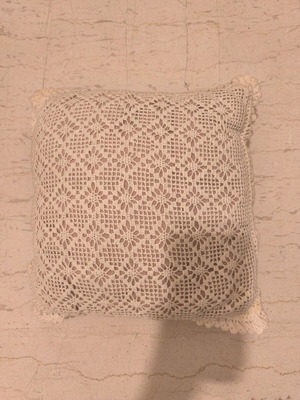 Traditional pillow with embroidery handmade like new