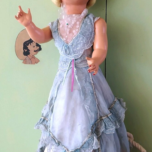 Italian doll Athena vintage 50s-60s used