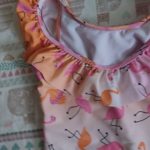 Cool Club swimsuit new with flamingo for girl 7 years 128 cm pink