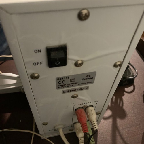 Computer speakers and camera used, bundle