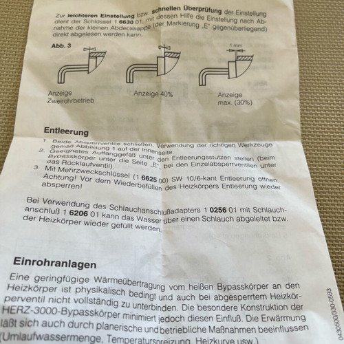 Herz heating valve new