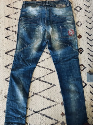 Edward Jeans blue pants size M like new, loose rise baggy fit