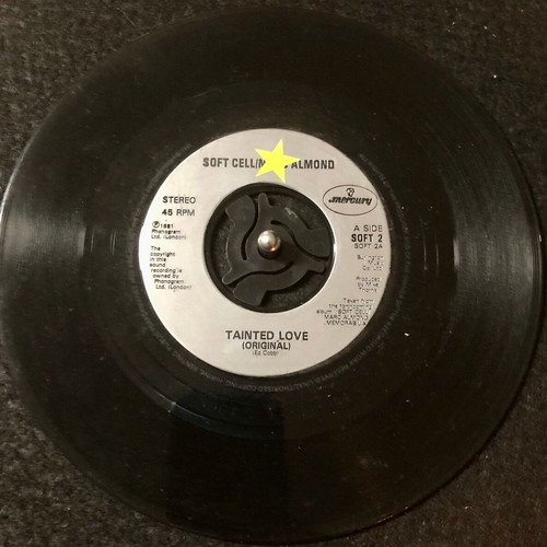 Soft Cell / Marc Almond Tainted Love '91 vinyl used, 7" single, 45 RPM