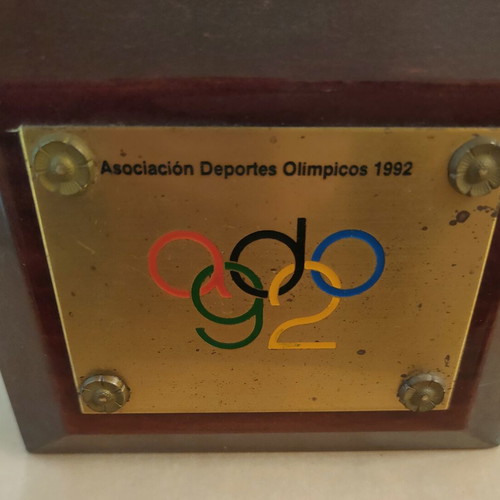 Olympic Games 1992 plaque used
