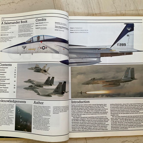 Modern Fighting Aircraft F-15 hardcover like new
