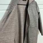 Grey coat like new, light wool