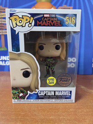 Funko Pop Marvel Captain Marvel Glow In the Dark Special Edition new