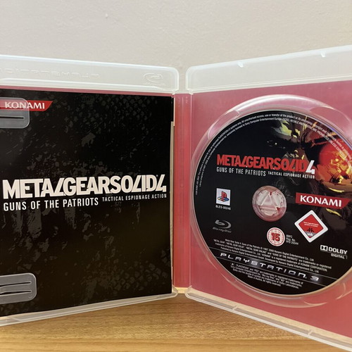 Metal Gear Solid 4 Guns of The Patriots PS3 game used