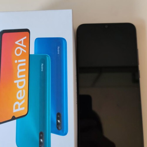 Redmi 9A 32GB smartphone used, black, Android