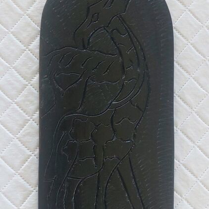 African carved wood comb made of mango wood new