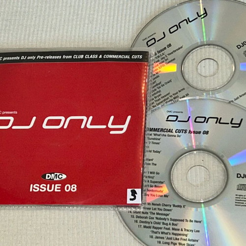 DMC DJ Only Issue 08 double promo CD, rare dance club mixes