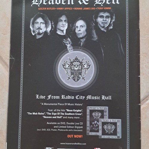 Rock Hard Greece Special Edition magazine Black Sabbath 2007