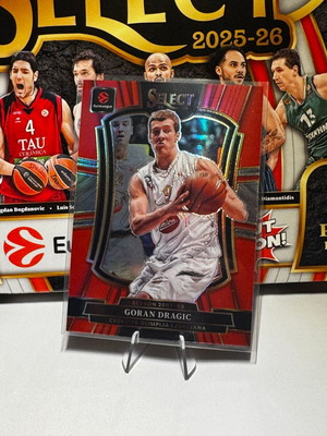 2025-26 Panini Select Euroleague Goran Dragic Red Card new