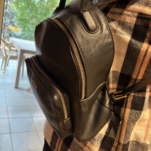 Coccinelle leather backpack like new, black
