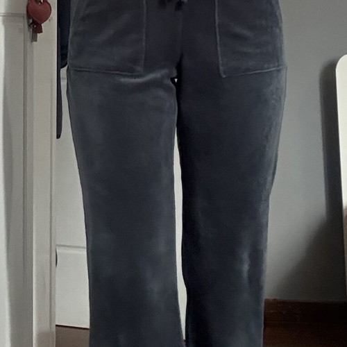 SugarFree pants used, size S, dark turquoise with missing gold lace