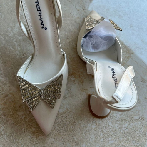 Stephan women's slingback pumps with rhinestones size 37 new