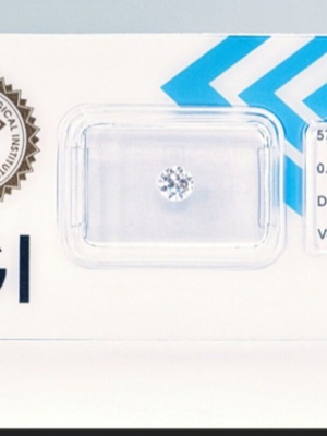 Diamond D Color 0.32ct Natural IGI Certified