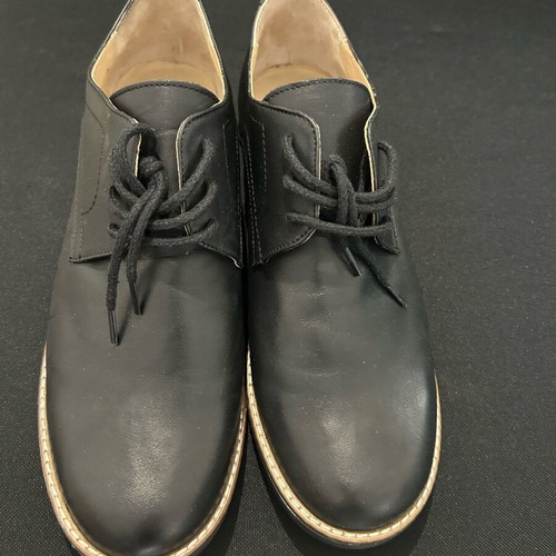 Oxford style shoes used, black, size 42, unisex